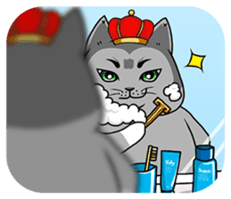 Meow King sticker #507958