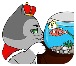 Meow King sticker #507959