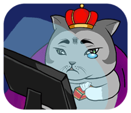 Meow King sticker #507961