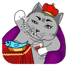 Meow King sticker #507962