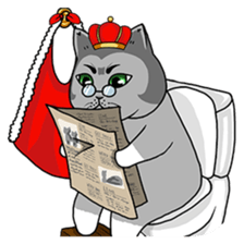 Meow King sticker #507964