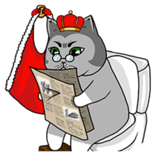 Meow King sticker #507964