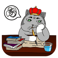 Meow King sticker #507966