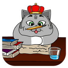 Meow King sticker #507967