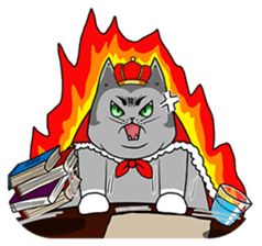 Meow King sticker #507968