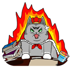 Meow King sticker #507968