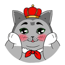 Meow King sticker #507972