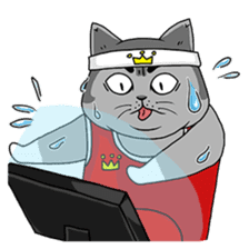 Meow King sticker #507974