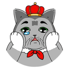 Meow King sticker #507976