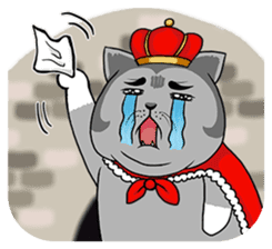 Meow King sticker #507977