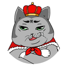 Meow King sticker #507979