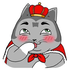Meow King sticker #507981