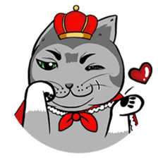 Meow King sticker #507985
