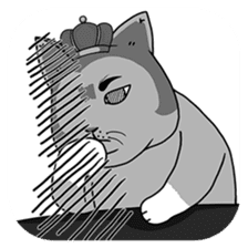 Meow King sticker #507992