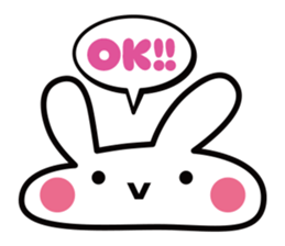 Kawaii bunny chan sticker #508754