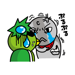 Apprentice Jizo and loincloth kappa