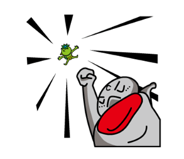 Apprentice Jizo and loincloth kappa sticker #509639