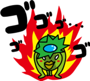 Apprentice Jizo and loincloth kappa sticker #509641