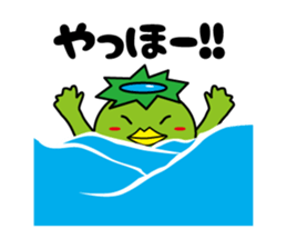 Apprentice Jizo and loincloth kappa sticker #509644