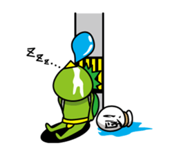 Apprentice Jizo and loincloth kappa sticker #509646