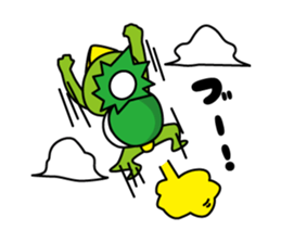 Apprentice Jizo and loincloth kappa sticker #509653