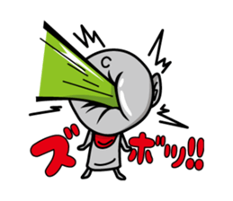 Apprentice Jizo and loincloth kappa sticker #509657