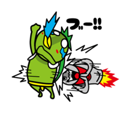 Apprentice Jizo and loincloth kappa sticker #509660