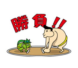 Apprentice Jizo and loincloth kappa sticker #509663