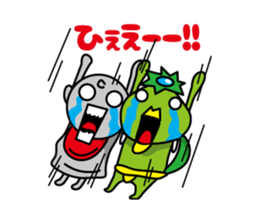 Apprentice Jizo and loincloth kappa sticker #509667