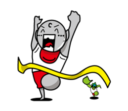 Apprentice Jizo and loincloth kappa sticker #509668