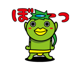 Apprentice Jizo and loincloth kappa sticker #509673