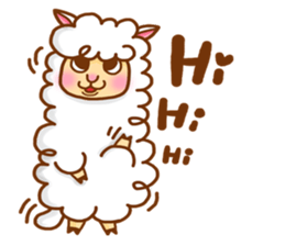 Little happiness of Arupakas sticker #509674