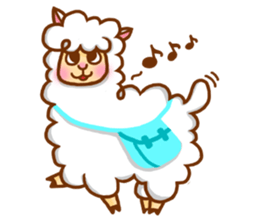 Little happiness of Arupakas sticker #509677