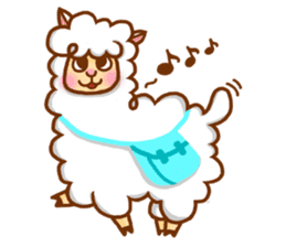 Little happiness of Arupakas sticker #509677