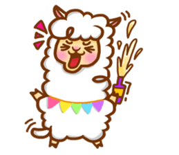 Little happiness of Arupakas sticker #509683