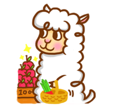 Little happiness of Arupakas sticker #509686