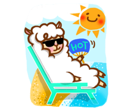 Little happiness of Arupakas sticker #509689