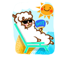 Little happiness of Arupakas sticker #509689