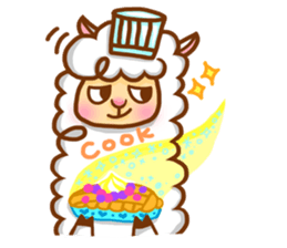 Little happiness of Arupakas sticker #509690