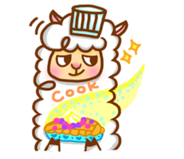 Little happiness of Arupakas sticker #509690