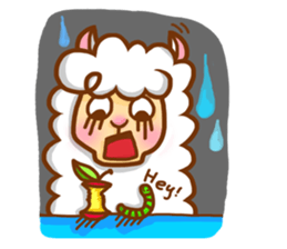 Little happiness of Arupakas sticker #509693