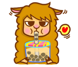 Little happiness of Arupakas sticker #509696