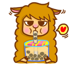 Little happiness of Arupakas sticker #509696