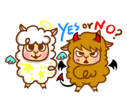 Little happiness of Arupakas sticker #509706