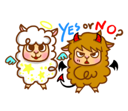 Little happiness of Arupakas sticker #509706