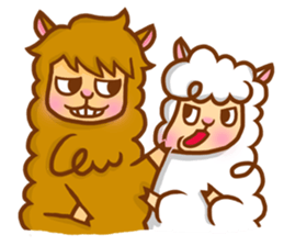 Little happiness of Arupakas sticker #509710