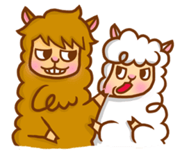 Little happiness of Arupakas sticker #509710