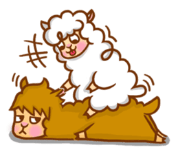 Little happiness of Arupakas sticker #509711