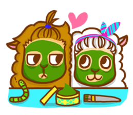 Little happiness of Arupakas sticker #509713