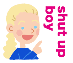 sharp tongued people in the textbook sticker #509808